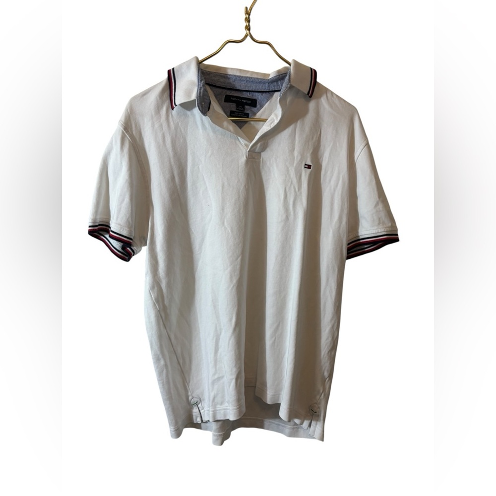 TOMMY HILFIGER | polo shirt large custom fit